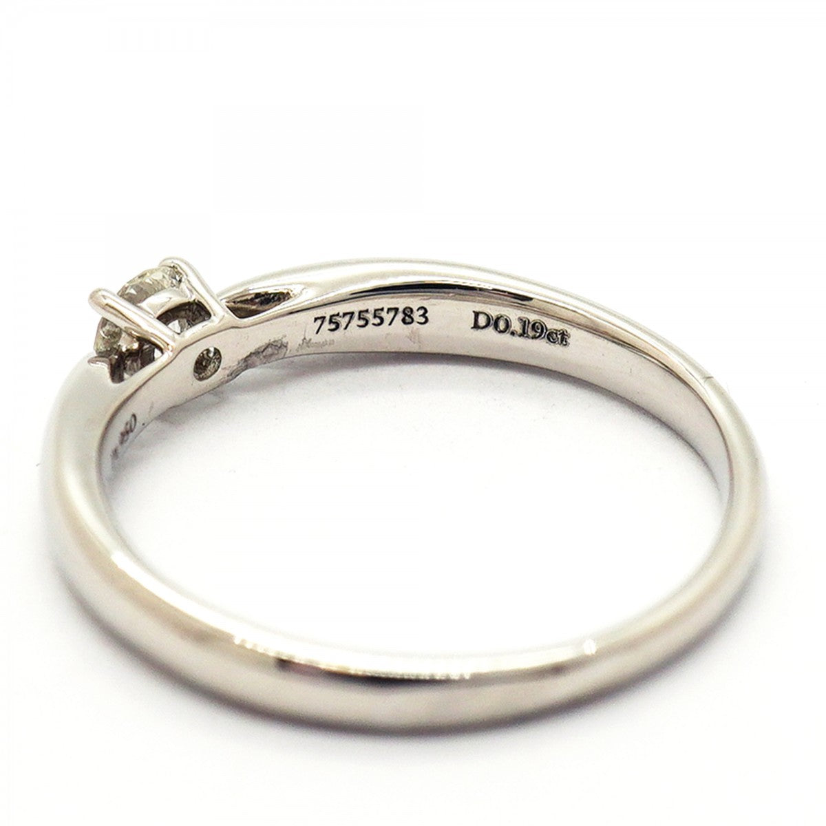 【6jfb0431】ティファニー リング ハーモニー 1PD Pt950 プラチナ ダイヤモンド 0.19ct 11.5号【中古】レディース