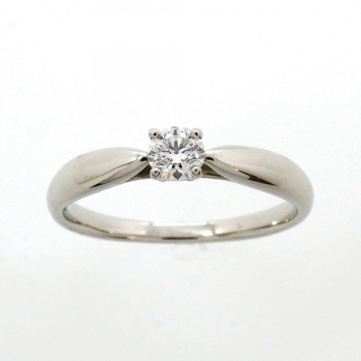 【6jfb0431】ティファニー リング ハーモニー 1PD Pt950 プラチナ ダイヤモンド 0.19ct 11.5号【中古】レディース