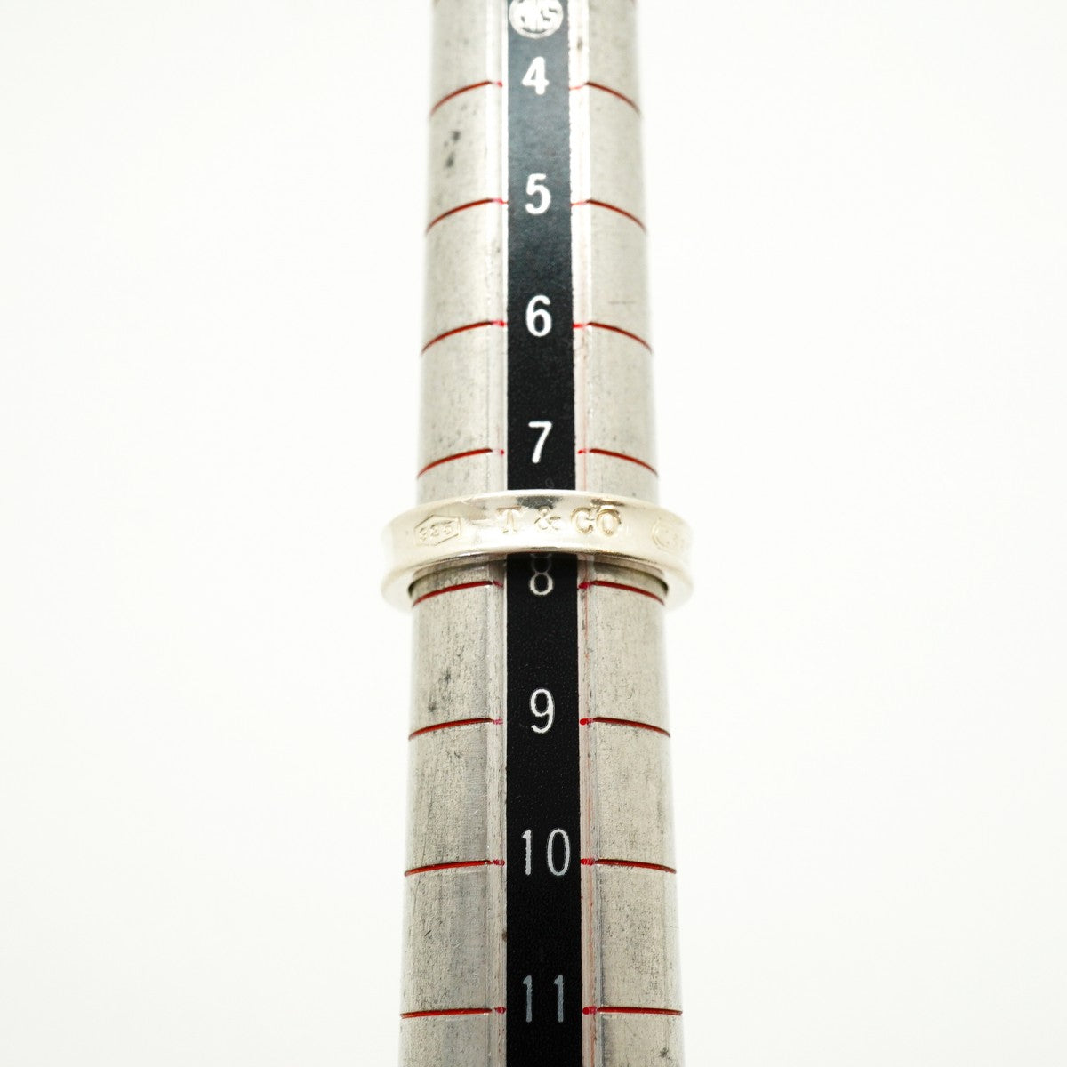 【6jfb0433】ティファニー リング ナロー シルバー925 7.5号【中古】レディース