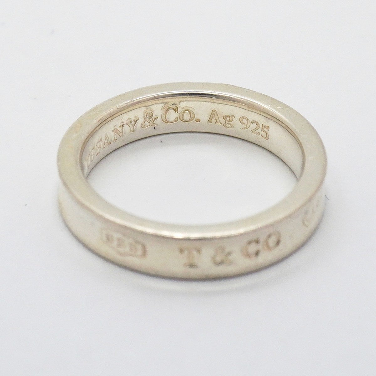 【6jfb0433】ティファニー リング ナロー シルバー925 7.5号【中古】レディース