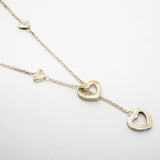 【6jfb0438】ティファニー ネックレス ハートリンク/ラリアット シルバー925【中古】レディース