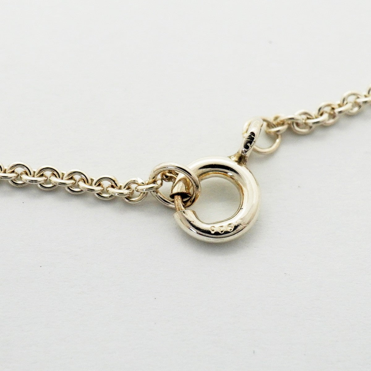 【6jfb0438】ティファニー ネックレス ハートリンク/ラリアット シルバー925【中古】レディース