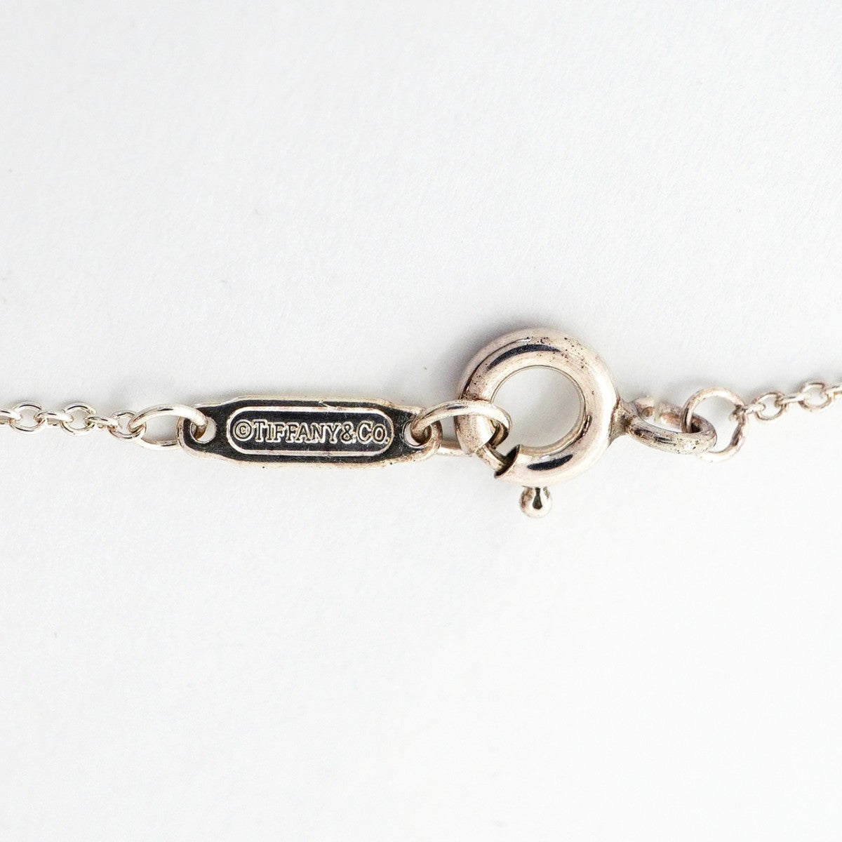 【6jfb0441】ティファニー ネックレス 1837/インターロッキング シルバー925 ルベドメタル【中古】レディース