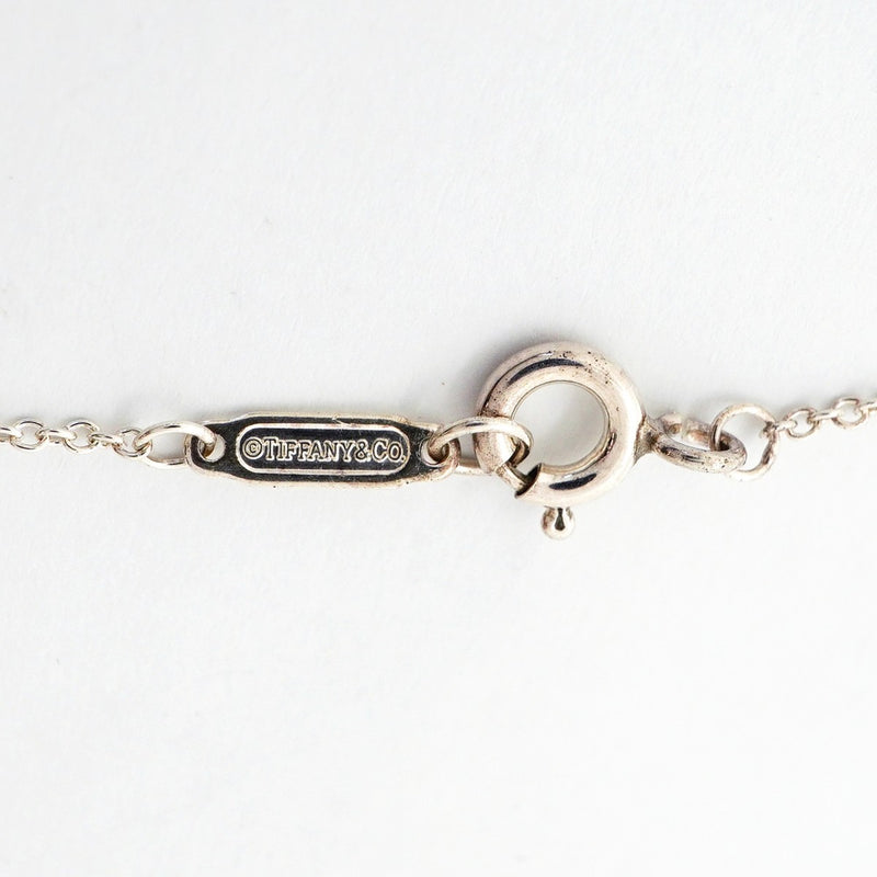 【6jfb0441】ティファニー ネックレス 1837/インターロッキング シルバー925 ルベドメタル【中古】レディース