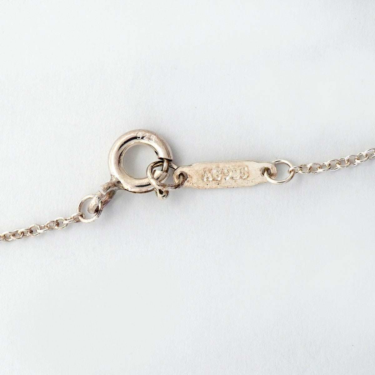 【6jfb0441】ティファニー ネックレス 1837/インターロッキング シルバー925 ルベドメタル【中古】レディース