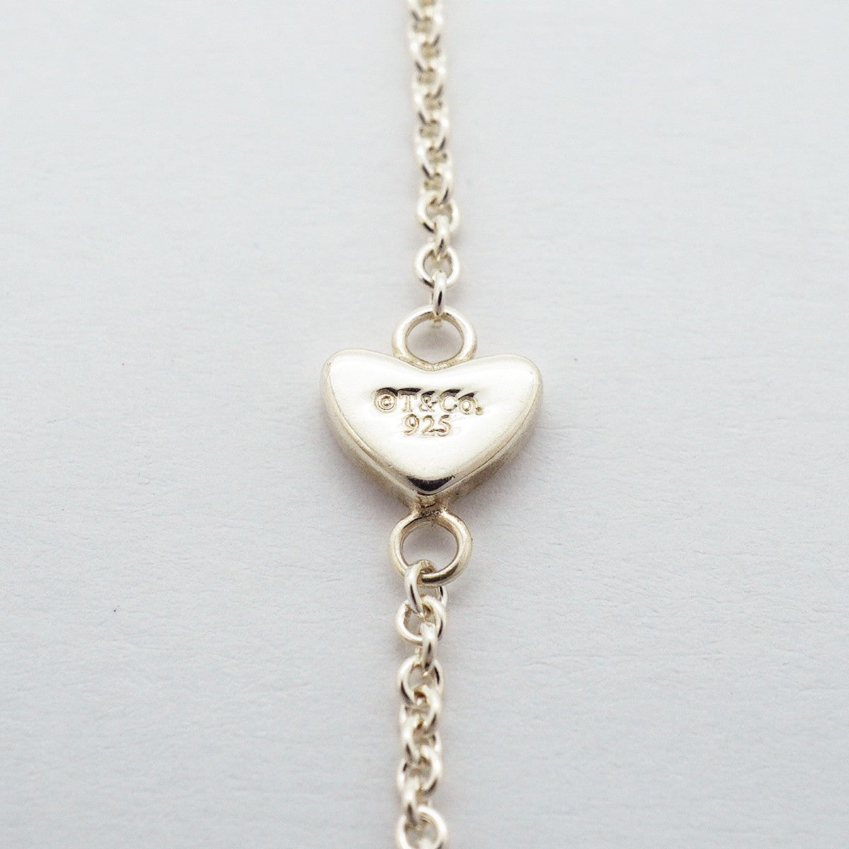 【6jfb0444】ティファニー ネックレス ハートリンク/ラリアット シルバー925【中古】レディース