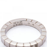 【6jfb0446】カルティエ リング ラニエール 1PD K18WG ホワイトゴールド ダイヤモンド ＃54【中古】レディース