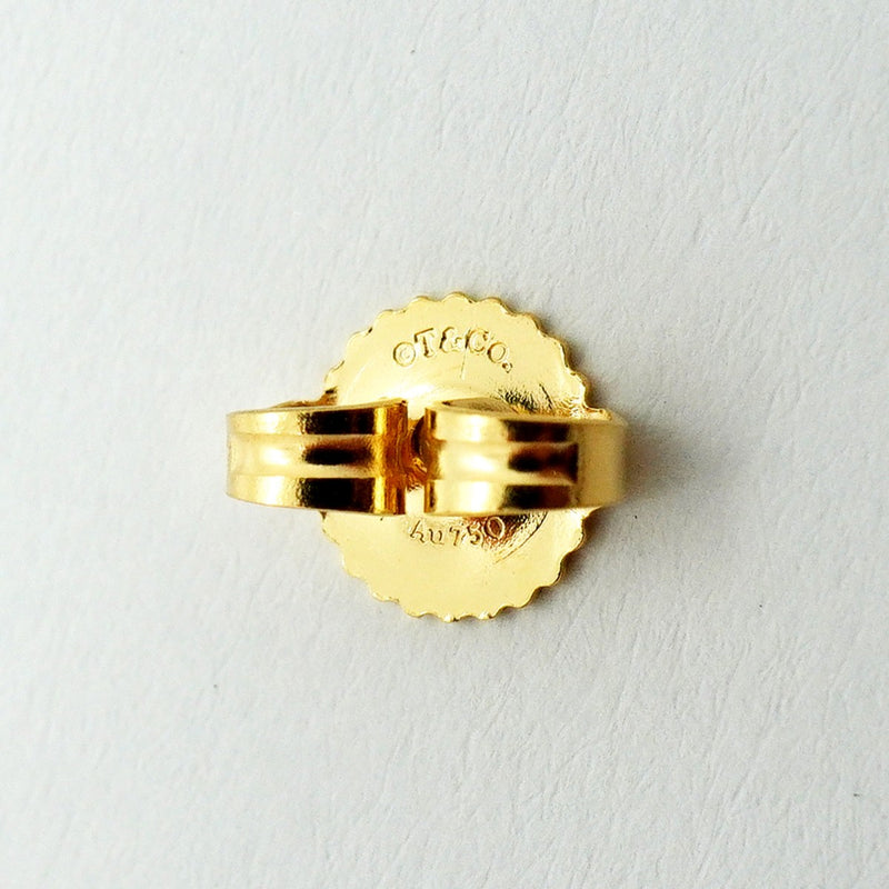 【6jfb0452】ティファニー ピアス オリーブリーフ/クライマー K18YG イエローゴールド【中古】レディース