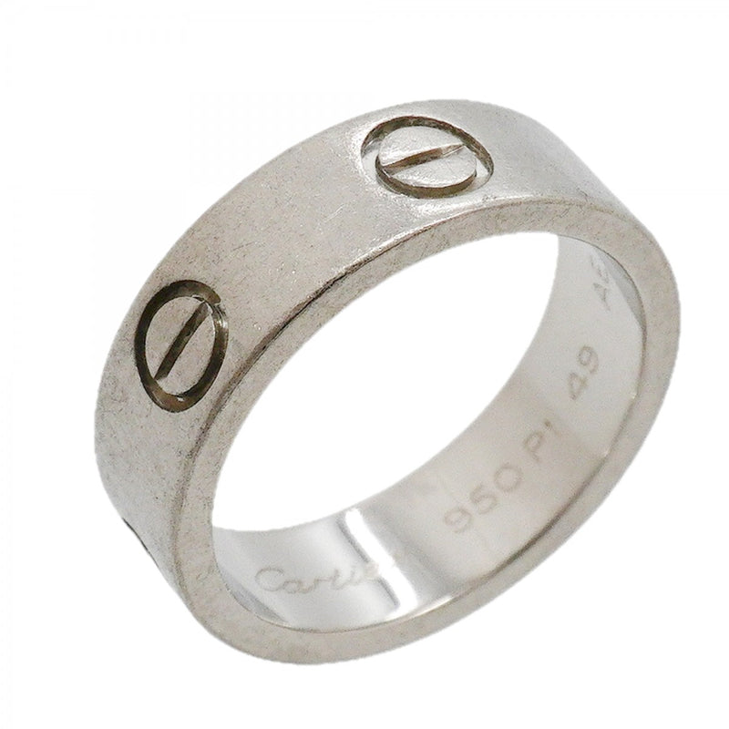 【6jfb0456】カルティエ リング ラブ Pt950 プラチナ ＃49【中古】レディース