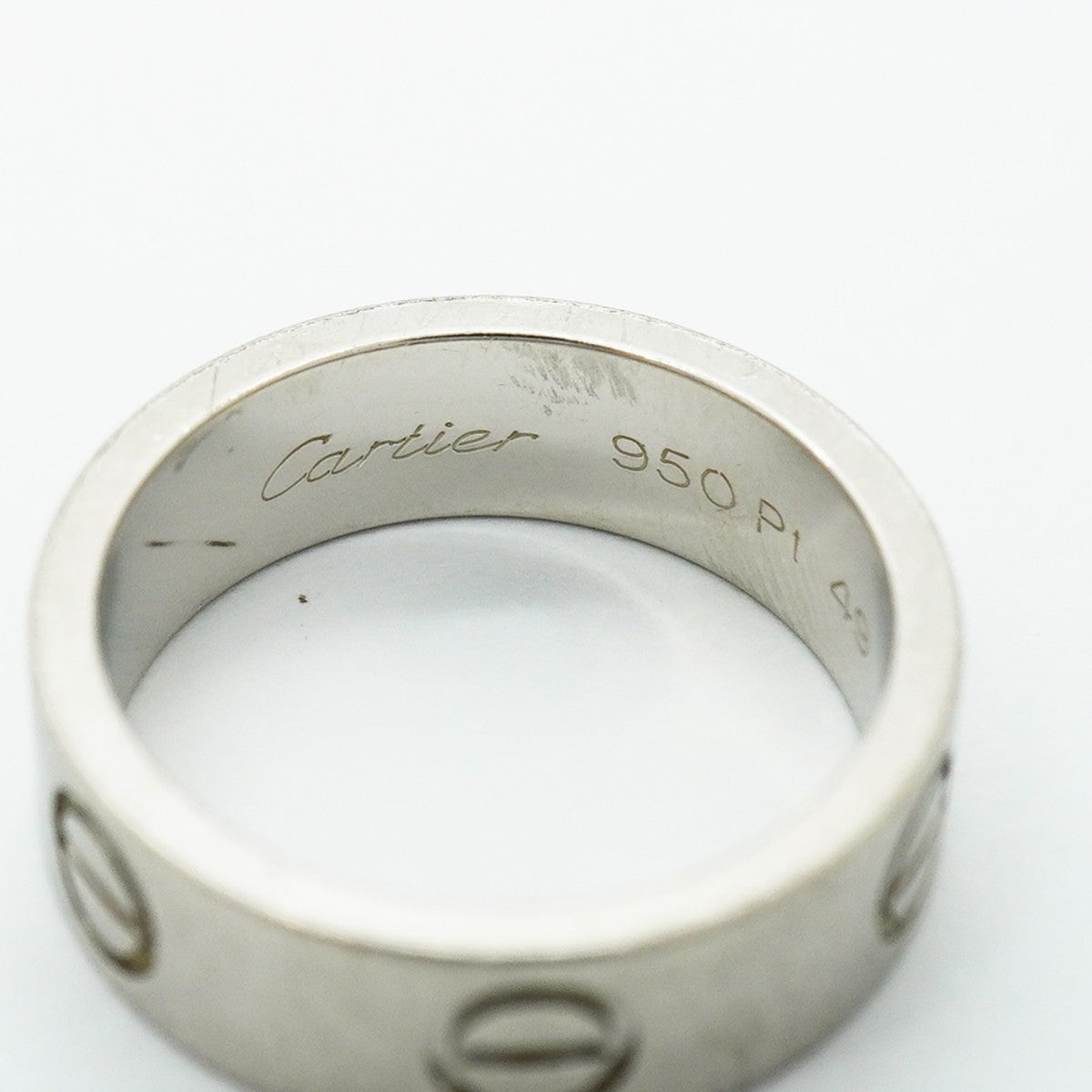 【6jfb0456】カルティエ リング ラブ Pt950 プラチナ ＃49【中古】レディース