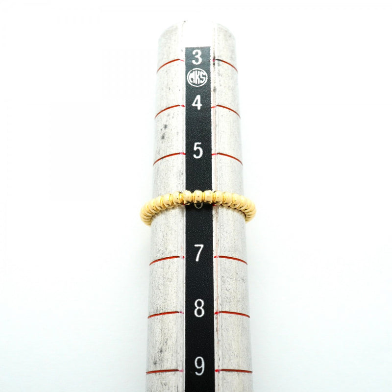 【6jfb0461】ヴァンクリーフ＆アーペル リング ペルレ スモール K18YG イエローゴールド ＃46【中古】レディース