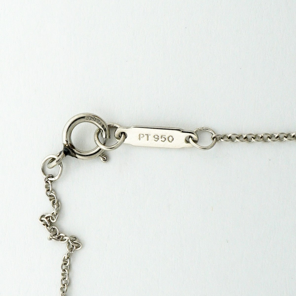 【6jfb0462】ティファニー ネックレス ソリティア 1PD Pt950 プラチナ ダイヤモンド【中古】レディース