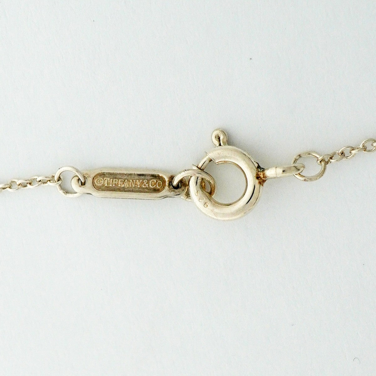 【6jfb0464】ティファニー ネックレス フォールドハート シルバー925【中古】レディース