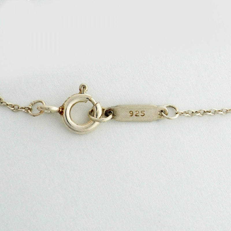 【6jfb0464】ティファニー ネックレス フォールドハート シルバー925【中古】レディース
