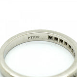 【6jfb0467】ティファニー リング チャネルセッティング Pt950 プラチナ ダイヤモンド 11.5号【中古】レディース