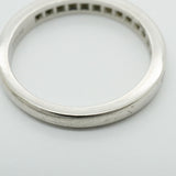 【6jfb0467】ティファニー リング チャネルセッティング Pt950 プラチナ ダイヤモンド 11.5号【中古】レディース