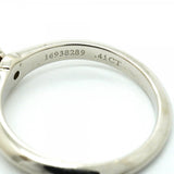 【6jfb0468】ティファニー リング ソリティア 1PD Pt950 プラチナ ダイヤモンド 0.41ct 8号【中古】レディース