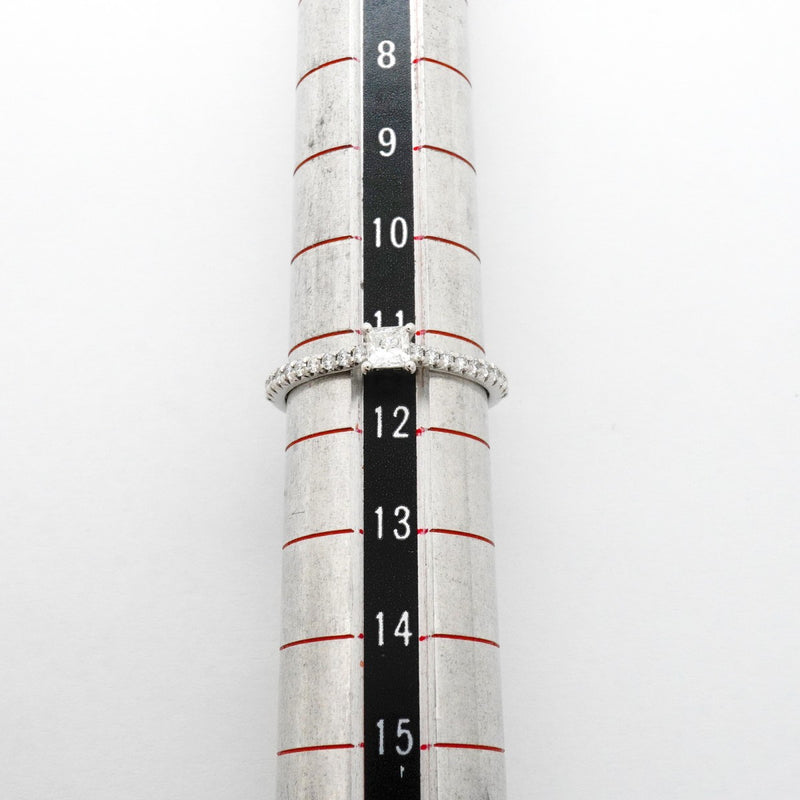 【6jfb0470】ティファニー リング ノヴォ/エンゲージメント Pt950 プラチナ ダイヤモンド 0.20ct 11号【中古】レディース