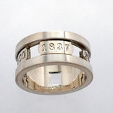 【6jfb0472】ティファニー リング 1837/エレメント シルバー925 14.5号【中古】レディース
