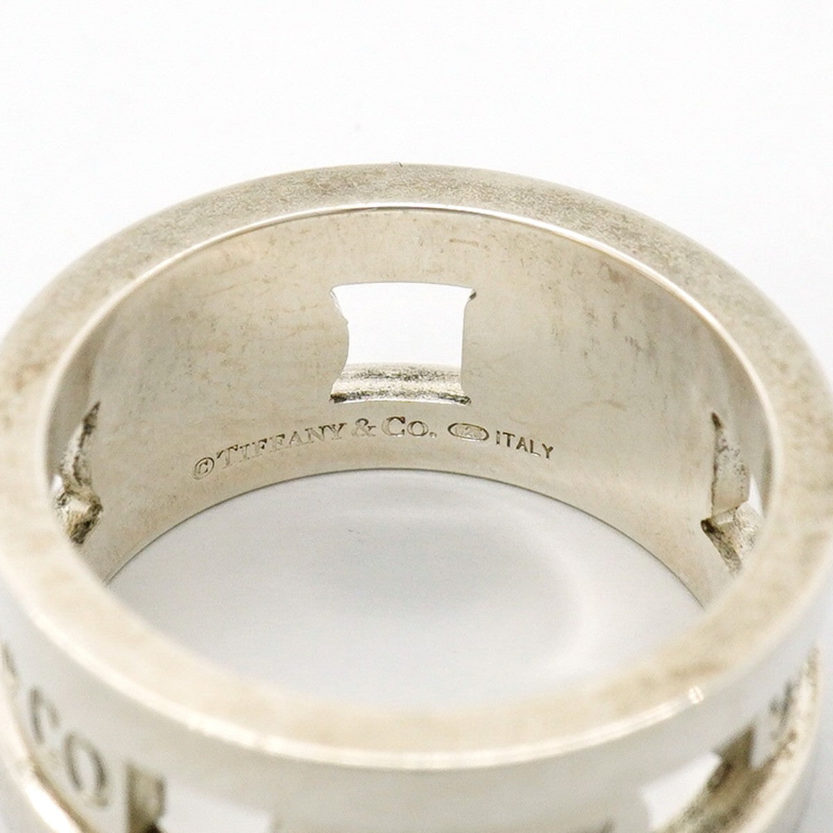 【6jfb0472】ティファニー リング 1837/エレメント シルバー925 14.5号【中古】レディース