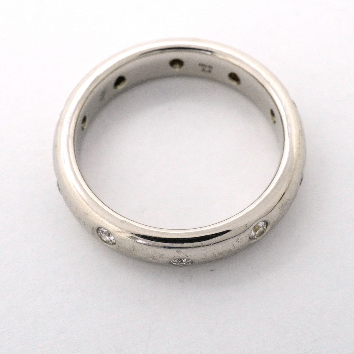 【6jfb0476】ティファニー リング ドッツ Pt950 プラチナ ダイヤモンド 11号【中古】レディース