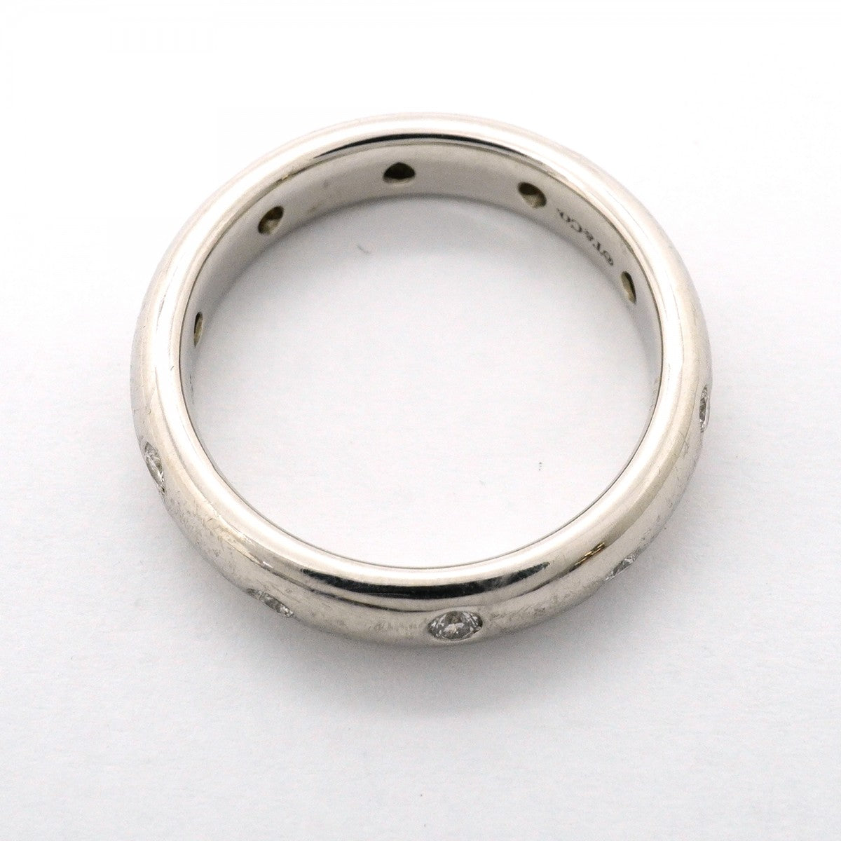 【6jfb0476】ティファニー リング ドッツ Pt950 プラチナ ダイヤモンド 11号【中古】レディース