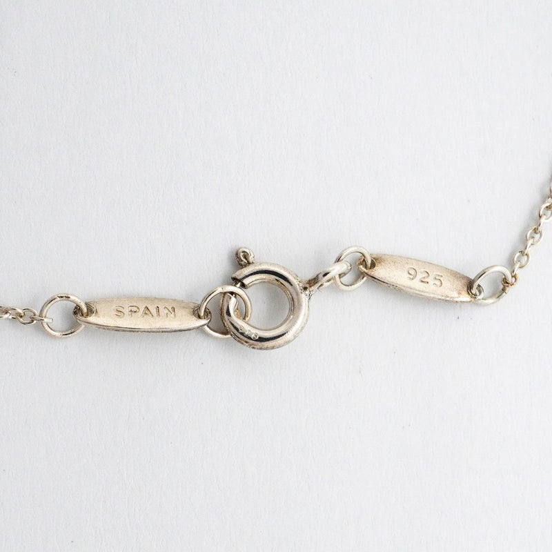 【6jfb0478-k】ティファニー ネックレス オープンウェーブ シルバー925【中古】レディース