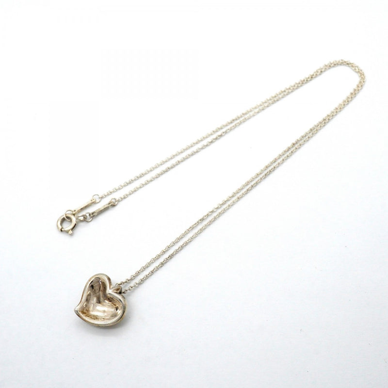 【6jfb0480-k】ティファニー ネックレス フルハート シルバー925【中古】レディース
