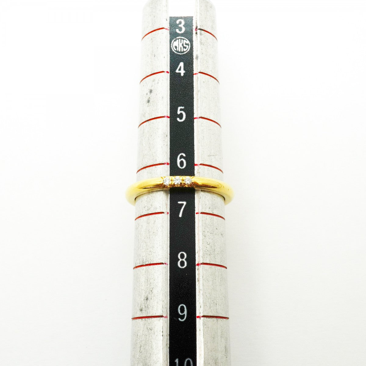 【6jfb0483】ティファニー リング フォーエバー 3PD K18YG イエローゴールド ダイヤモンド 6.5号【中古】レディース