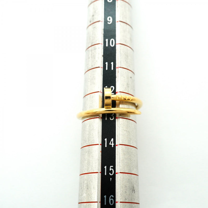【6jfb0485】カルティエ リング ジュストアンクル SM K18YG イエローゴールド ＃53【中古】レディース