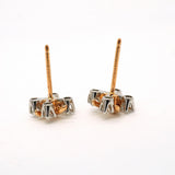 【6jfb0490】ティファニー ピアス ジャンシュランバージェ 4PD K18PG ピンクゴールド Pt950 プラチナ ダイヤモンド【中古】レディース
