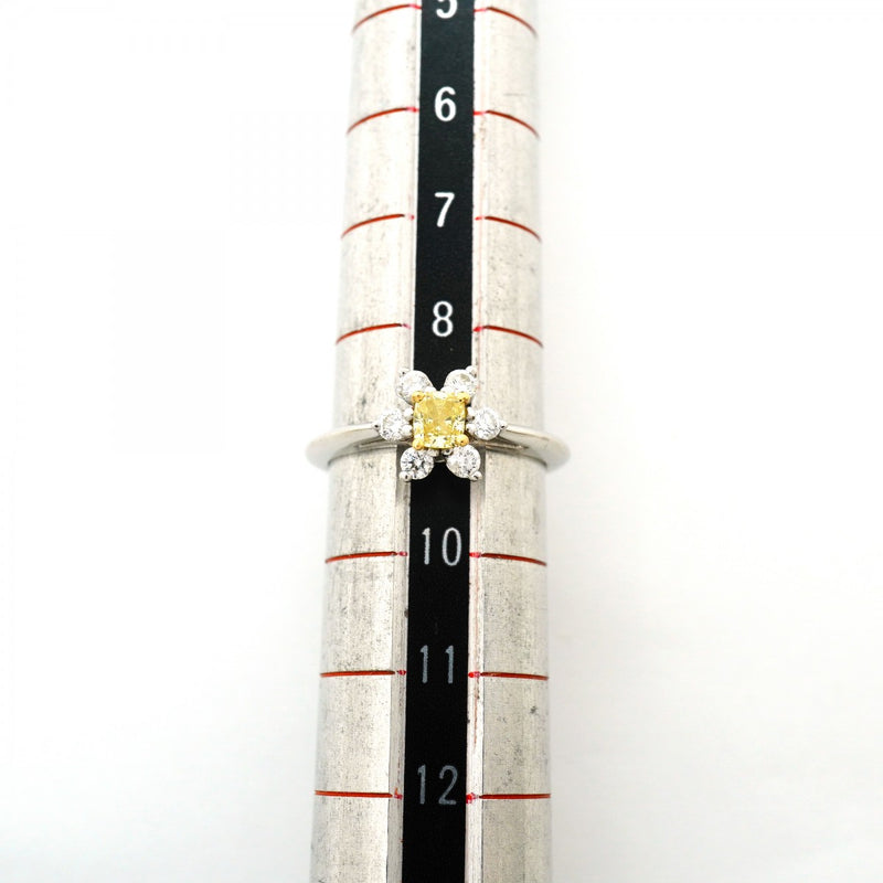 【6jfb0491】ティファニー リング バターカップ K18YG イエローゴールド Pt950 プラチナ ダイヤモンド/0.23ct/イエローダイヤモンド 9号【中古】レディース