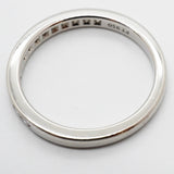 【6jfb0494】ティファニー リング チャネルセッティング Pt950 プラチナ ダイヤモンド 7.5号【中古】レディース