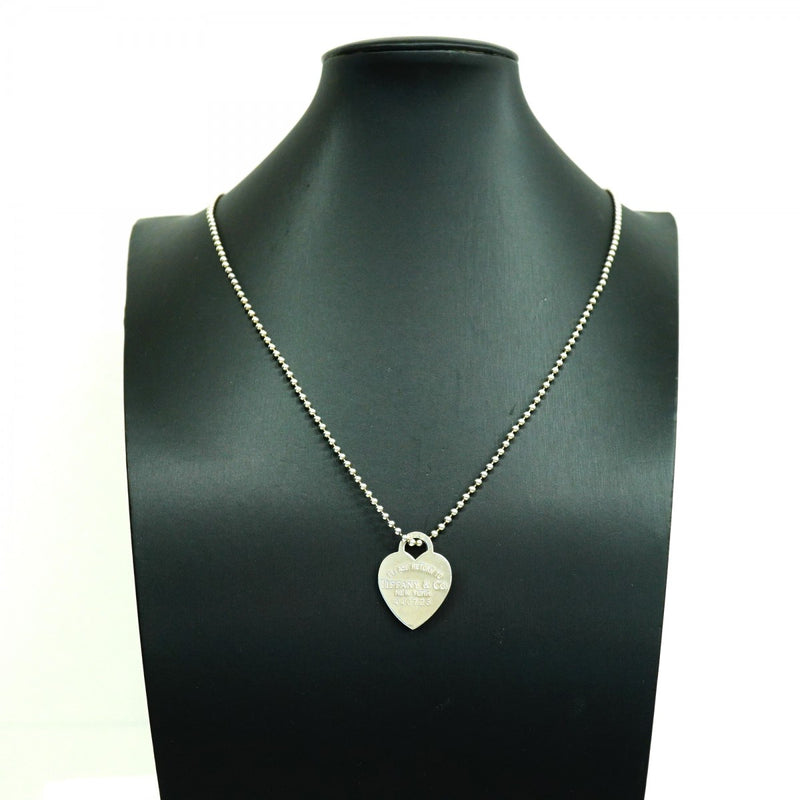 【6jfb0501】ティファニー ネックレス リターントゥハート/ボールチェーン シルバー925【中古】レディース