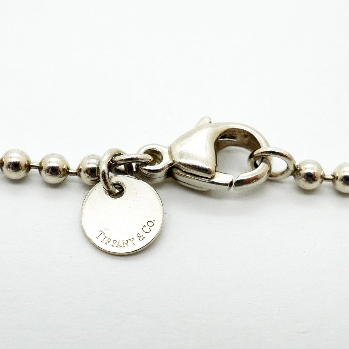 【6jfb0501】ティファニー ネックレス リターントゥハート/ボールチェーン シルバー925【中古】レディース