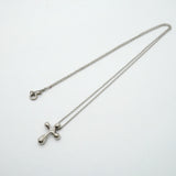 【6jfb0502】ティファニー ネックレス スモールクロス Pt950 プラチナ【中古】レディース