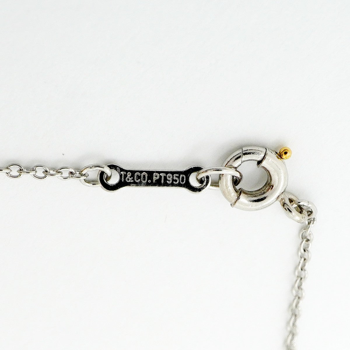 【6jfb0502】ティファニー ネックレス スモールクロス Pt950 プラチナ【中古】レディース