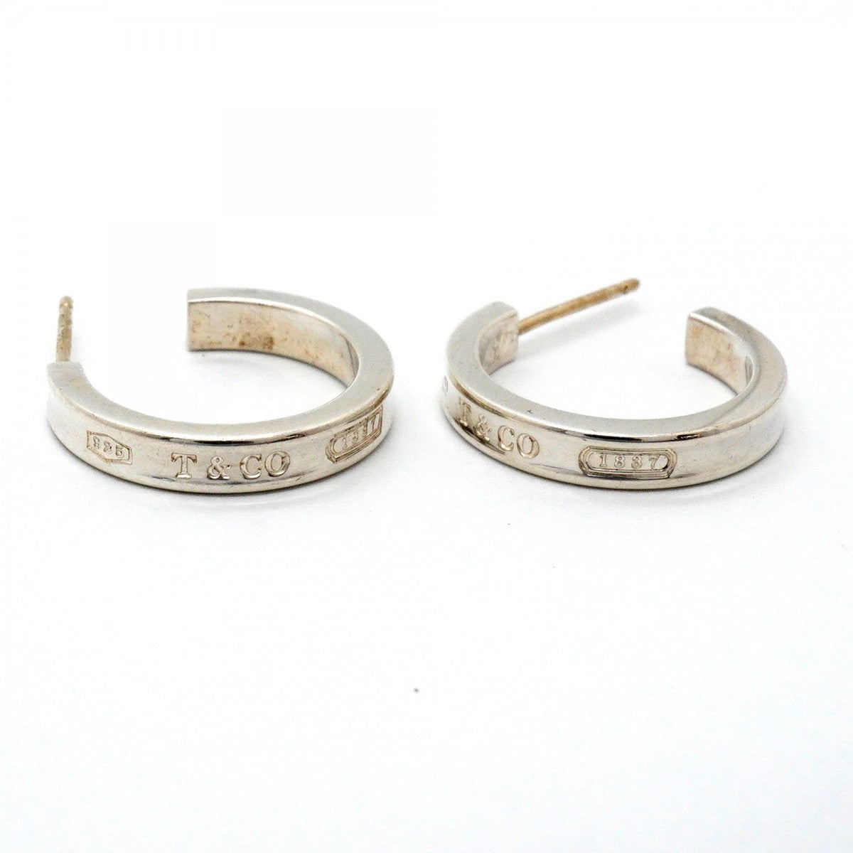 【6jfb0504】ティファニー ピアス 1837/ナロー/フープ シルバー925【中古】メンズ レディース ユニセックス