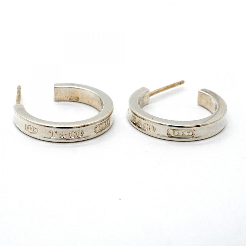 【6jfb0504】ティファニー ピアス 1837/ナロー/フープ シルバー925【中古】メンズ レディース ユニセックス