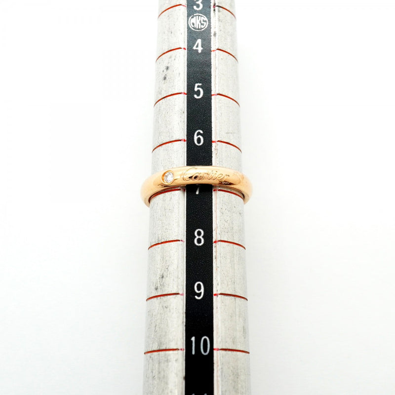 【6jfb0506】カルティエ リング Cドゥ 1PD K18PG ピンクゴールド ダイヤモンド ＃47【中古】レディース