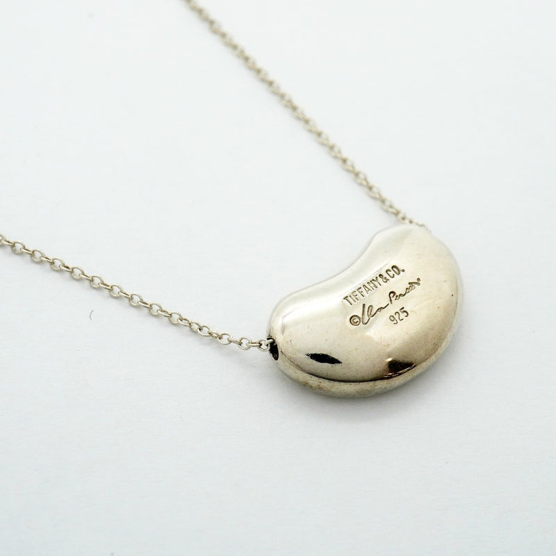 【6jfb0512】ティファニー ネックレス ビーン シルバー925【中古】レディース