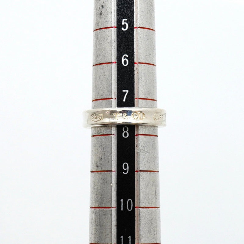 【6jfb0515】ティファニー リング ナロー シルバー925 7.5号【中古】レディース