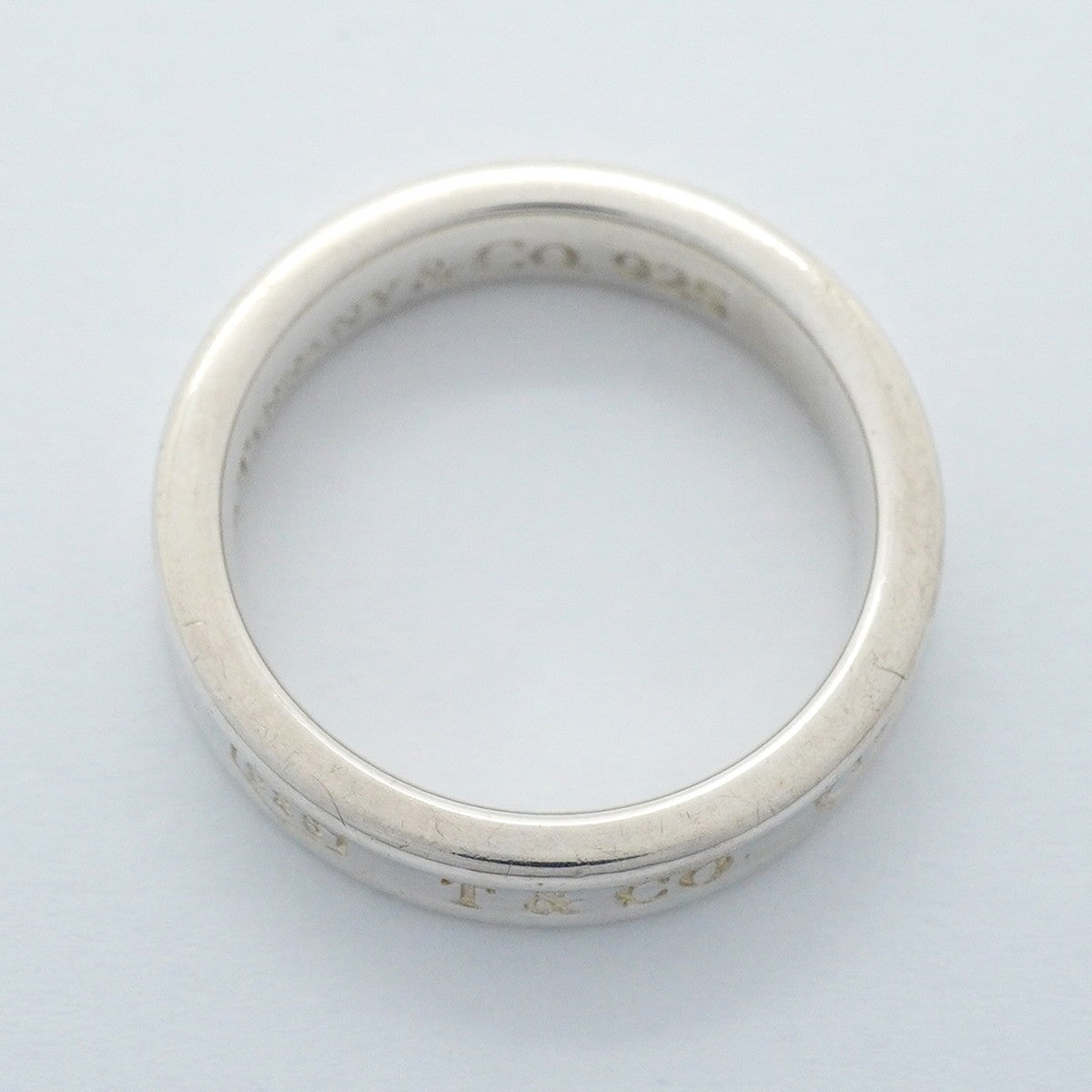 【6jfb0515】ティファニー リング ナロー シルバー925 7.5号【中古】レディース