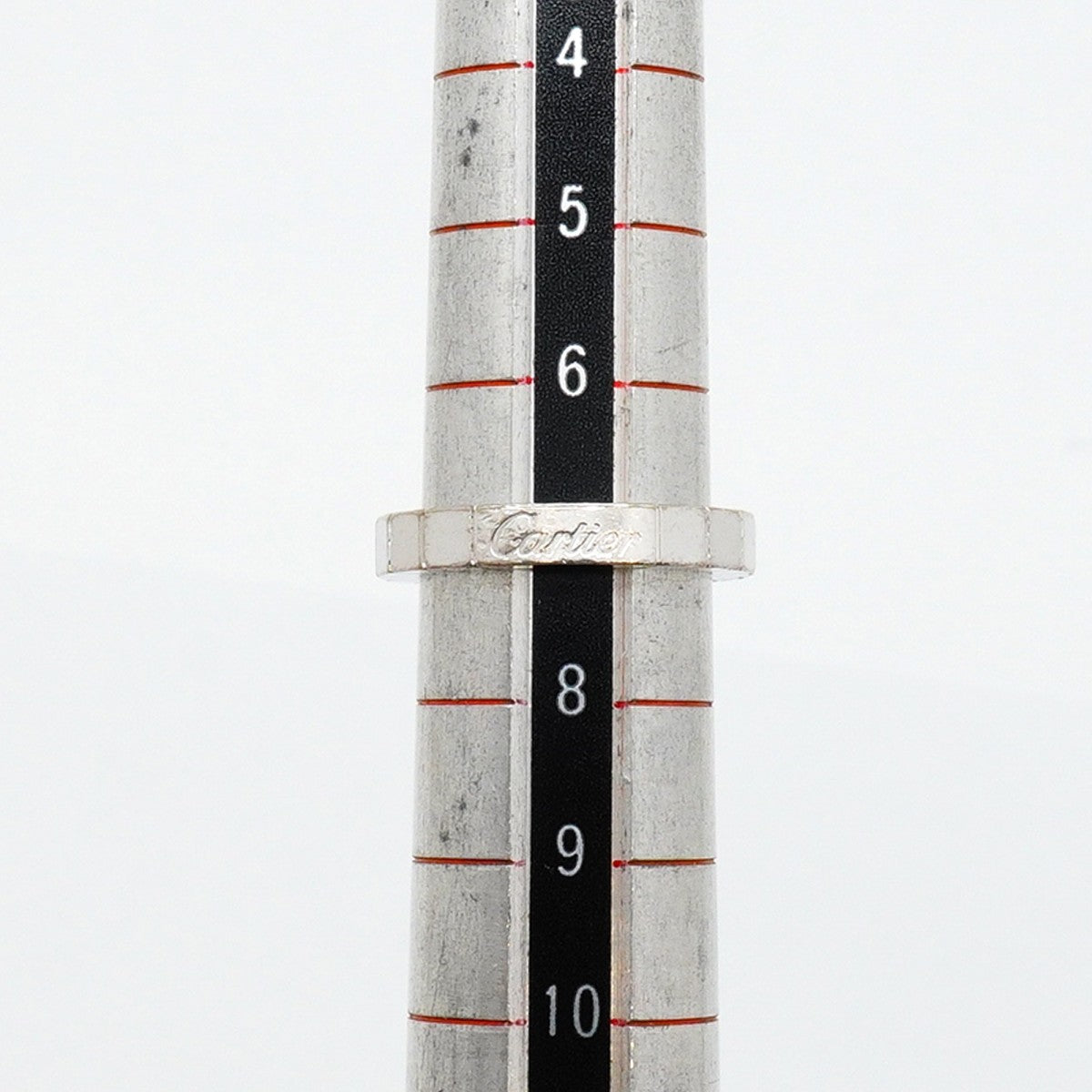 【6jfb0517】カルティエ リング ラニエール K18WG ホワイトゴールド ＃47【中古】レディース