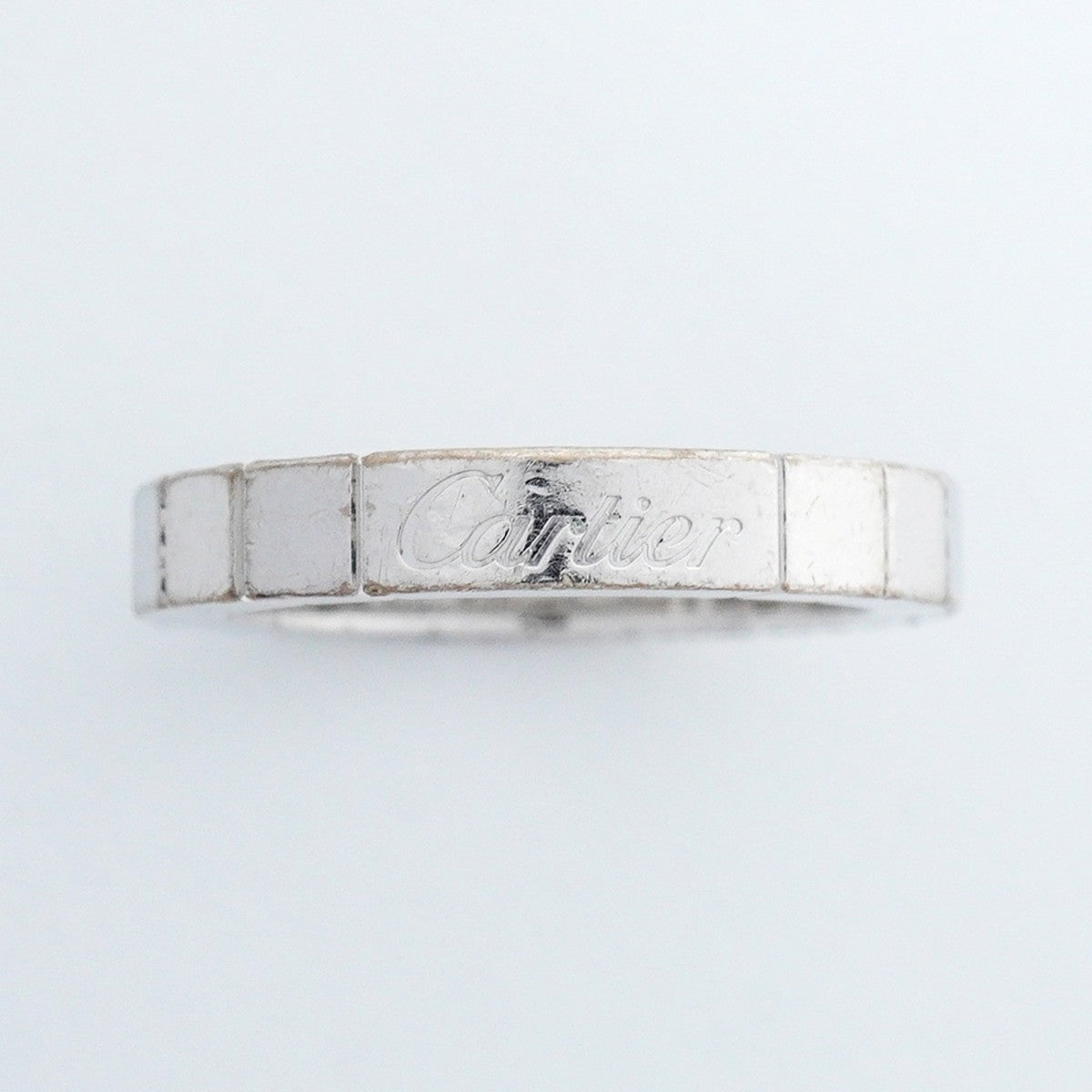 【6jfb0517】カルティエ リング ラニエール K18WG ホワイトゴールド ＃47【中古】レディース