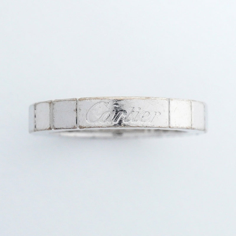 【6jfb0517】カルティエ リング ラニエール K18WG ホワイトゴールド ＃47【中古】レディース