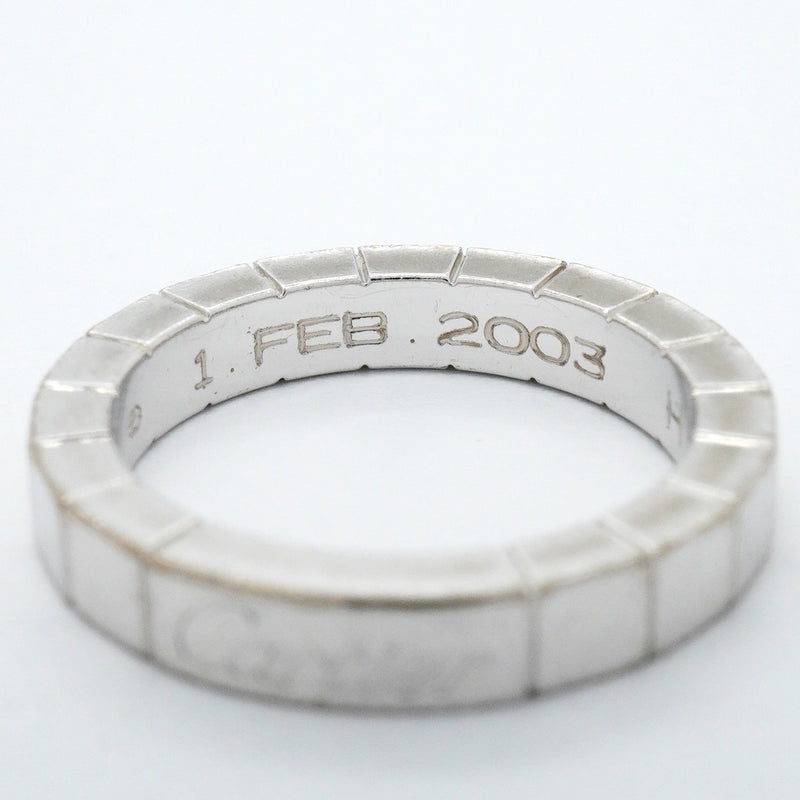 【6jfb0517】カルティエ リング ラニエール K18WG ホワイトゴールド ＃47【中古】レディース