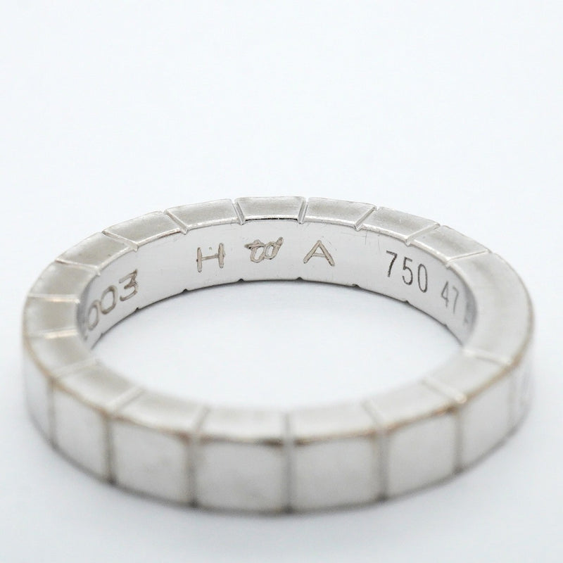 【6jfb0517】カルティエ リング ラニエール K18WG ホワイトゴールド ＃47【中古】レディース