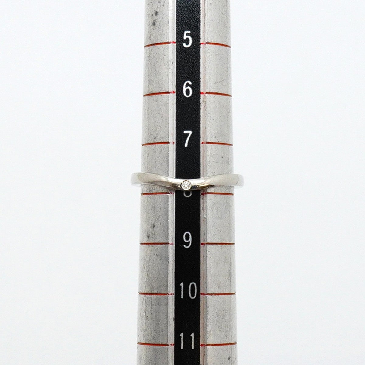 【6jfb0519】カルティエ リング バレリーナ 3PD Pt950 プラチナ ダイヤモンド ＃48【中古】レディース
