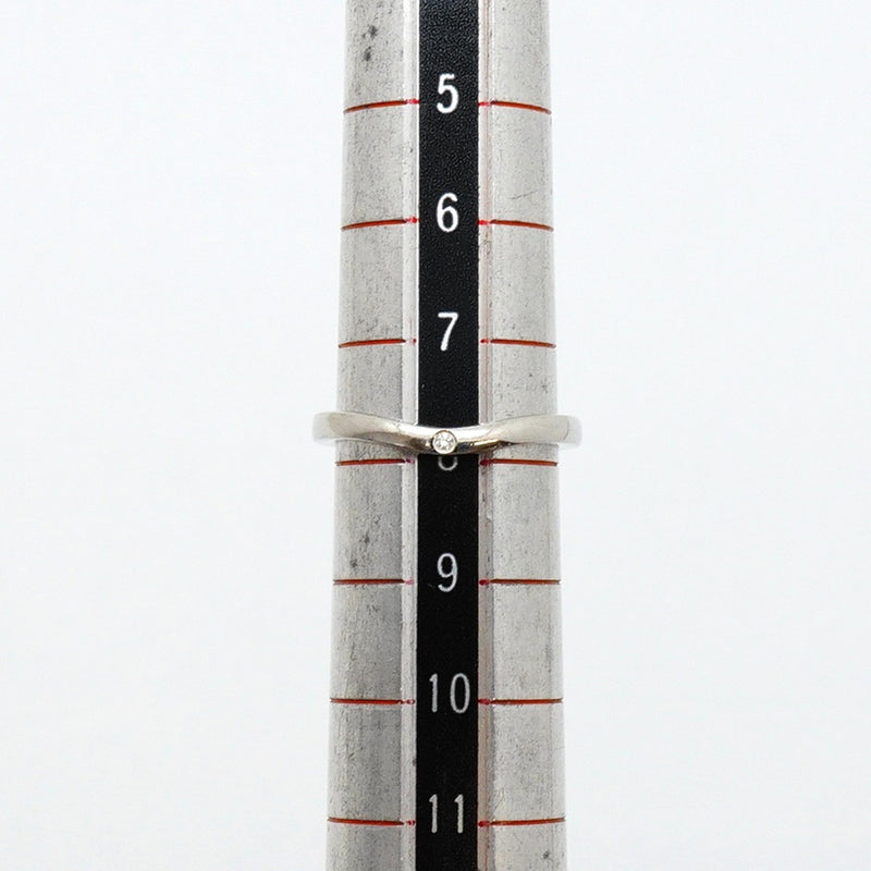 【6jfb0519】カルティエ リング バレリーナ 3PD Pt950 プラチナ ダイヤモンド ＃48【中古】レディース